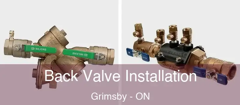  Back Valve Installation Grimsby - ON