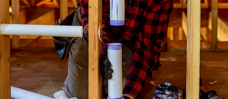 Process of Rough In Plumbing in Grimsby, Ontario